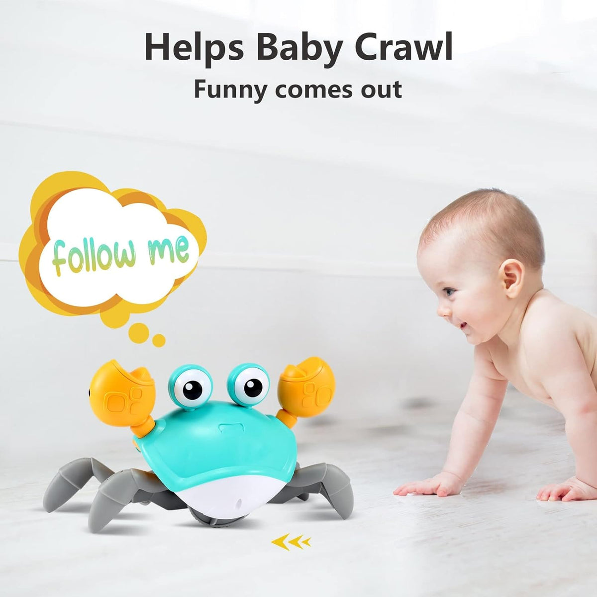 Pluffkin - Interactive Crawling Toy for Babies