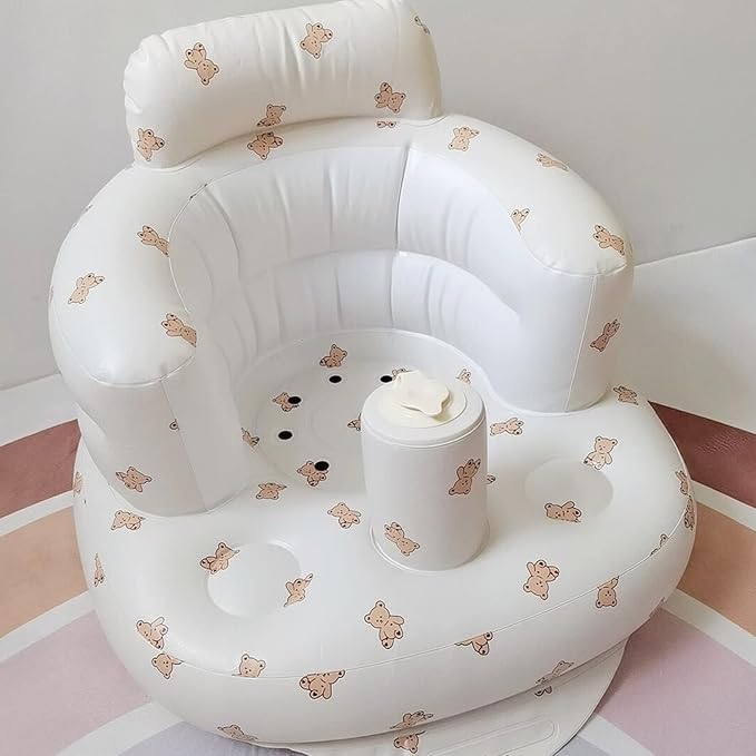 TeddySeat - Plush Inflatable Support Seat for Baby