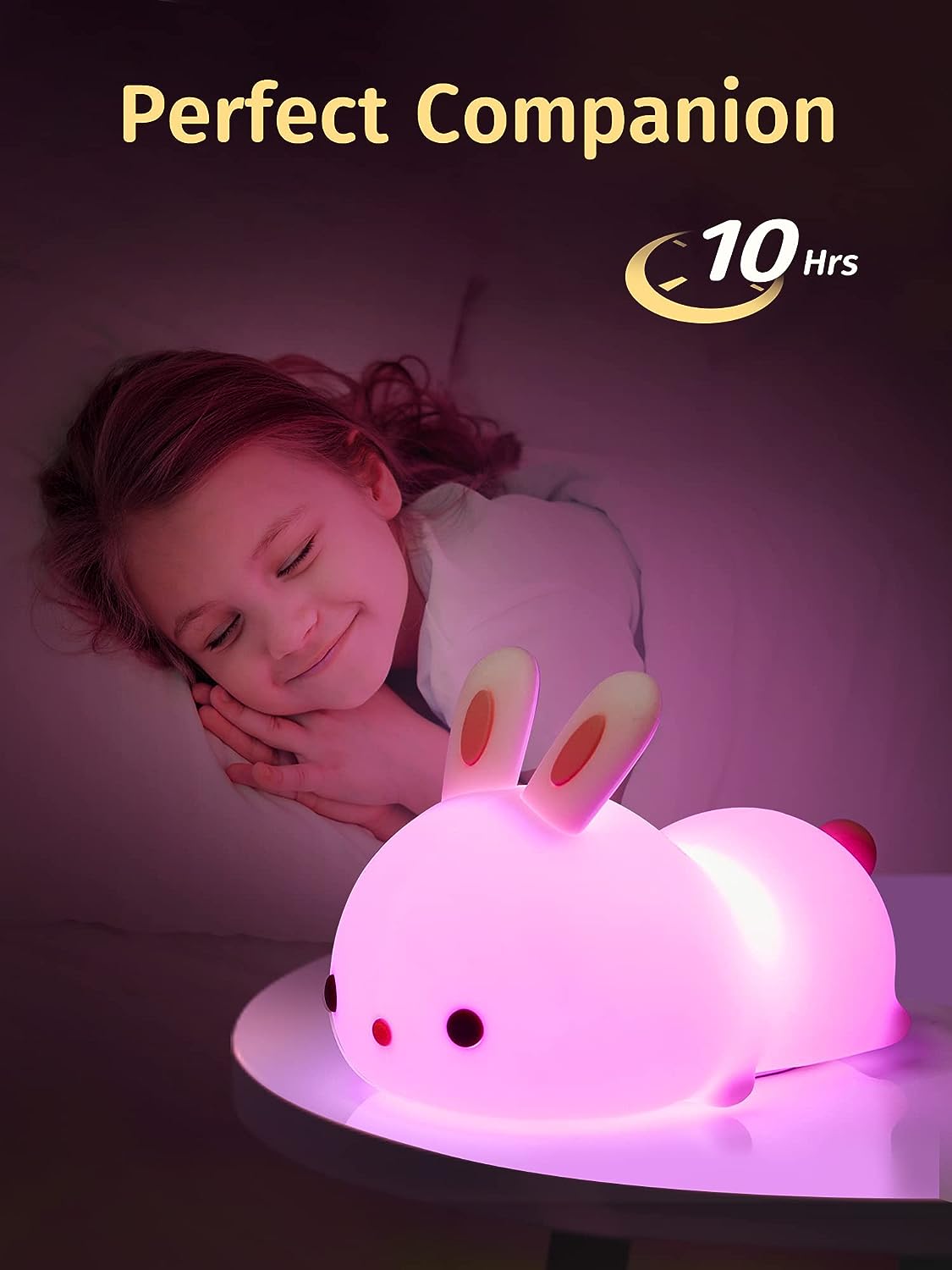 Kondrick - Magical Color-Changing Rabbit Lamp