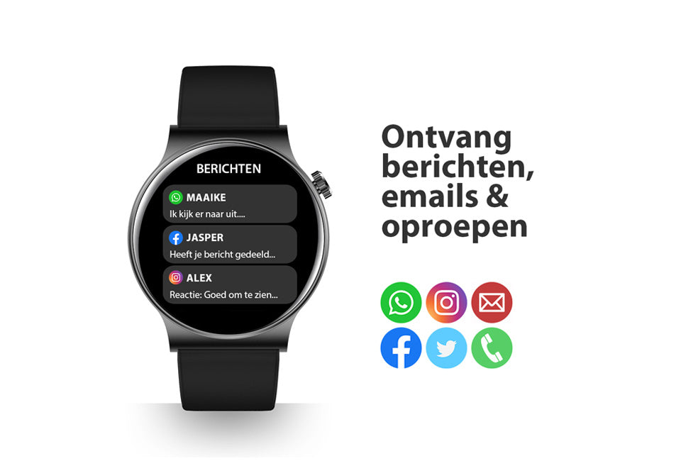 SmartFit Watch - Smart Health Tracking Smartwatch with Sleek Design