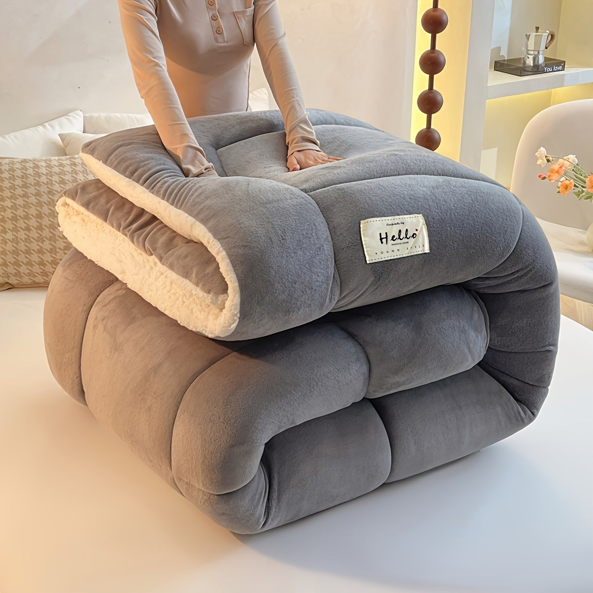 Drelkeep - Reversible Double-Sided Fleece Throw