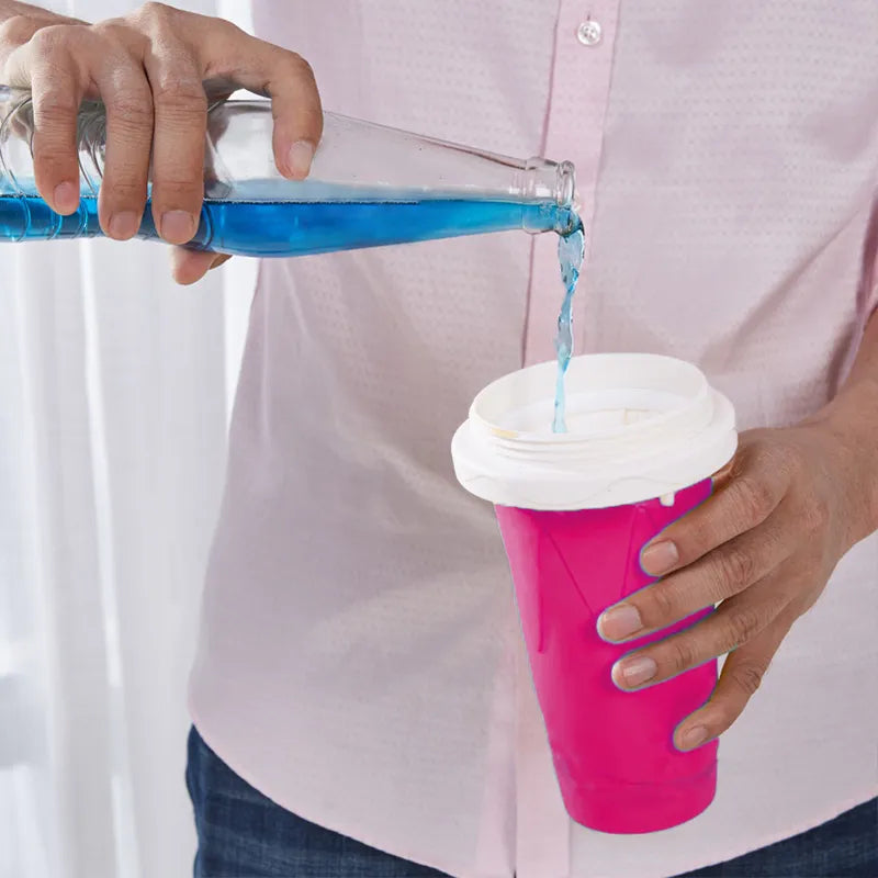 FrostySip Chill Cup - Squeeze Cup That Keeps Your Drinks Ice Cold