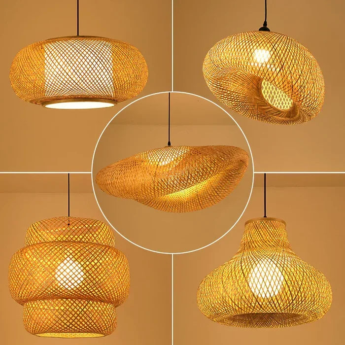 RayaLight - Handmade Rattan Pendant Lamp for Your Home