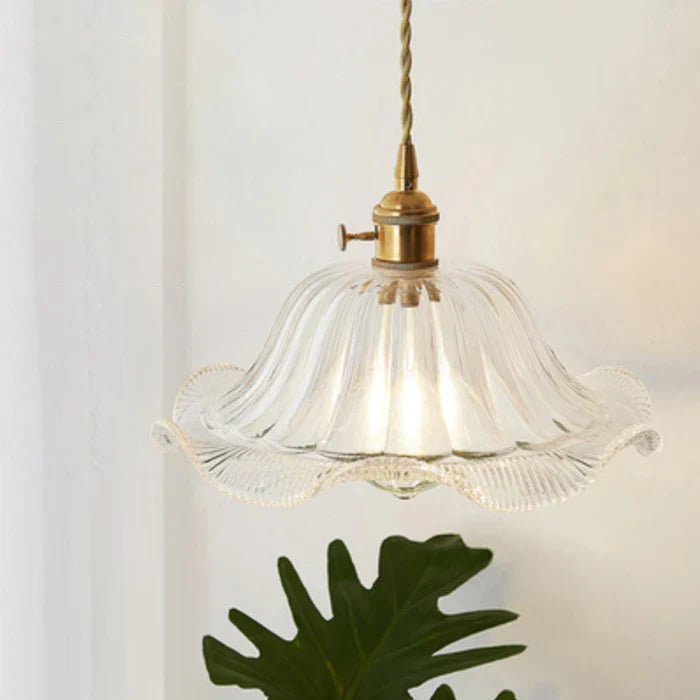 OpulentGlow Pendant - Elegant Handblown Glass Pendant Light