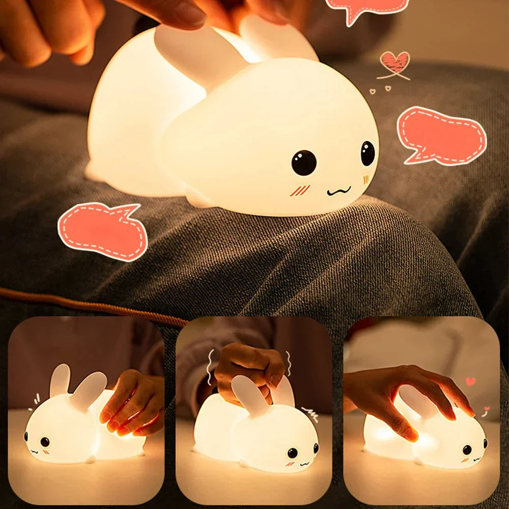 BunnyGlow - Cute LED Night Light for Kids
