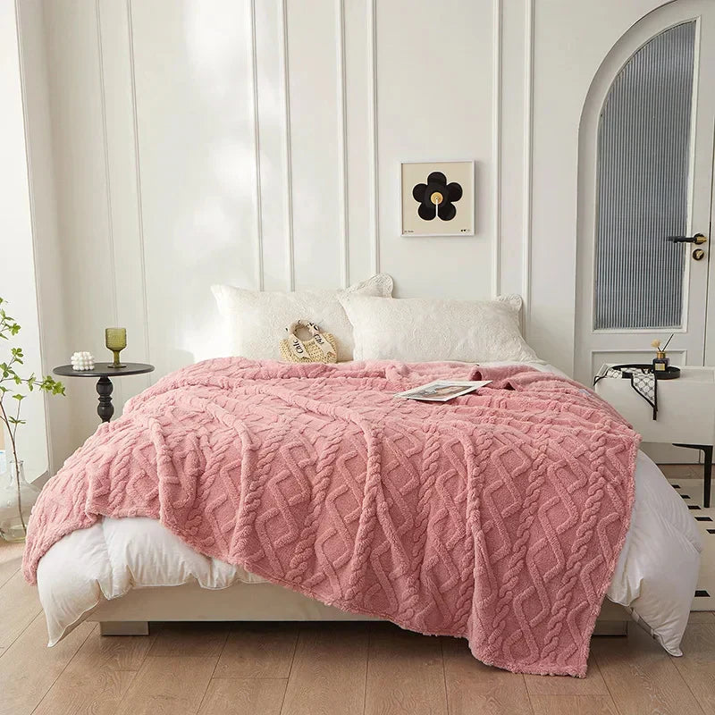 CozyLuxe - Luxury Lambswool Blanket for the Bedroom