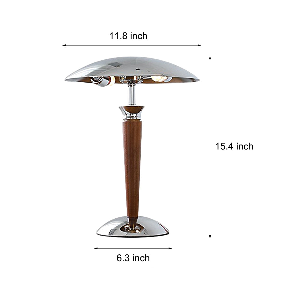 Monclare - Retro Mushroom Table Lamp With Dimmable Light