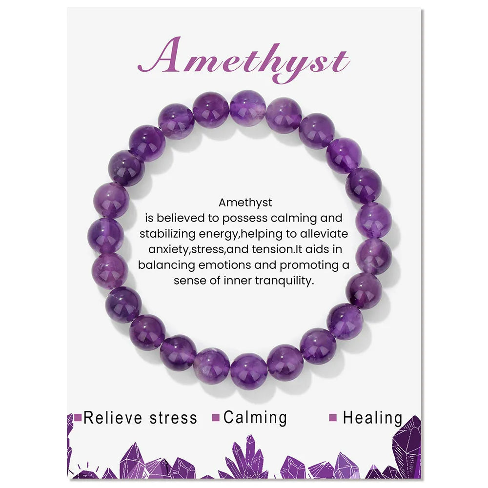 Fyneth - Natural Crystal Bracelet for Healing Energy
