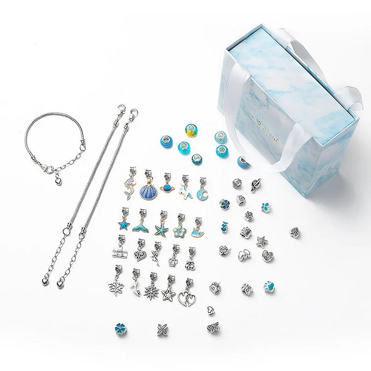 Luna DIY Bracelet Set - Festive Charm Bracelet Making Kit