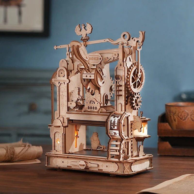 PressMaster 3D Puzzle - Historical DIY Printing Press Model