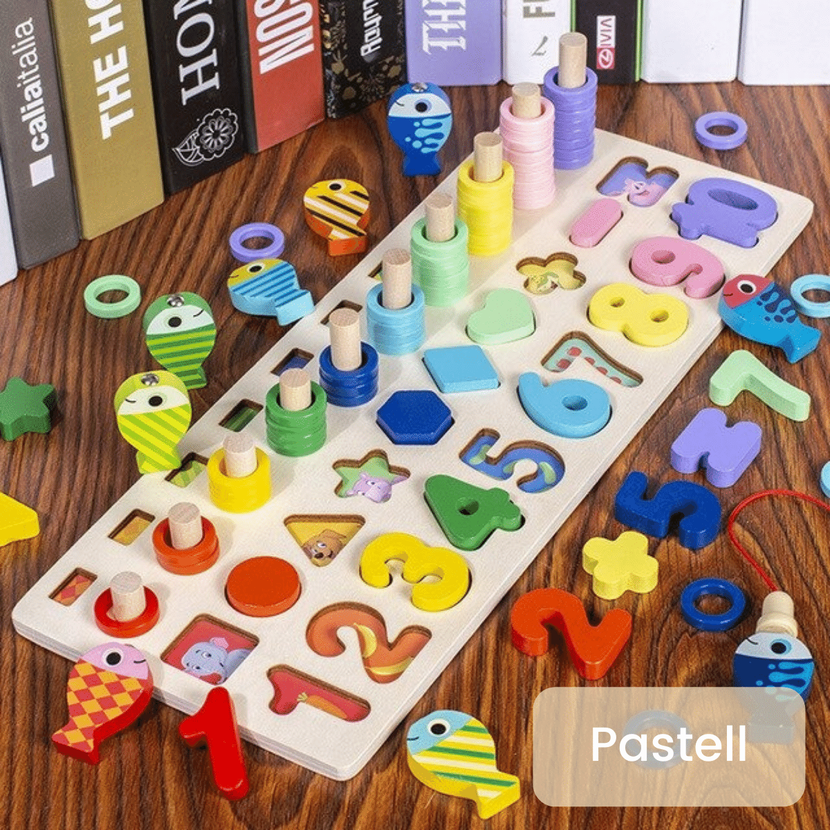 Wooden Montessori Board - Educational Toy for Cognitive Development