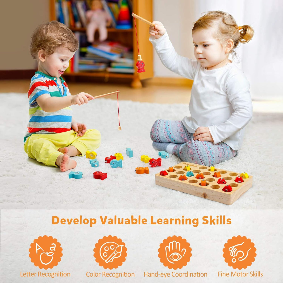 Hudmere - Educational Magnetic Fishing Game