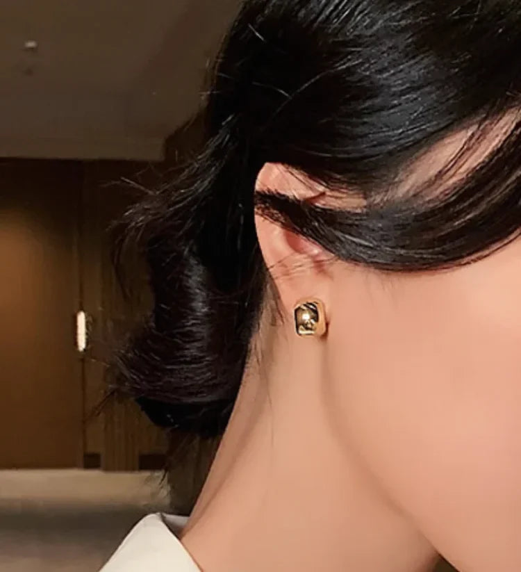 Clara Earrings - Refined & Bold Sterling Silver Design