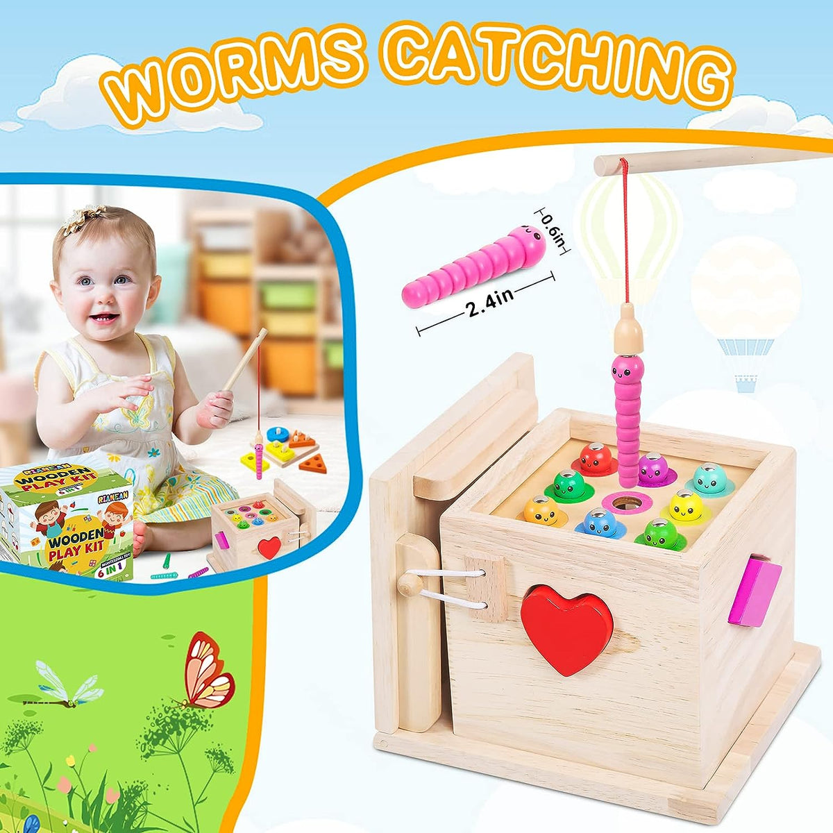 Spar Hawk - Montessori Wooden Baby Learning Toys