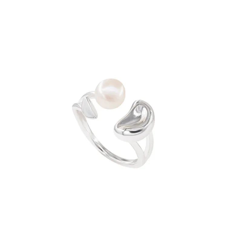 Elin - Adjustable Pearl Bean Ring