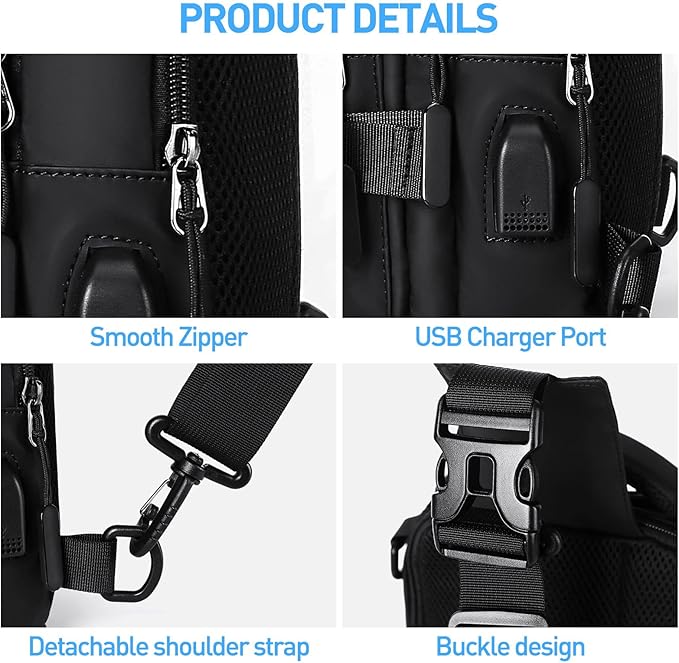 UrbanLite - Stylish Crossbody Backpack for City Days