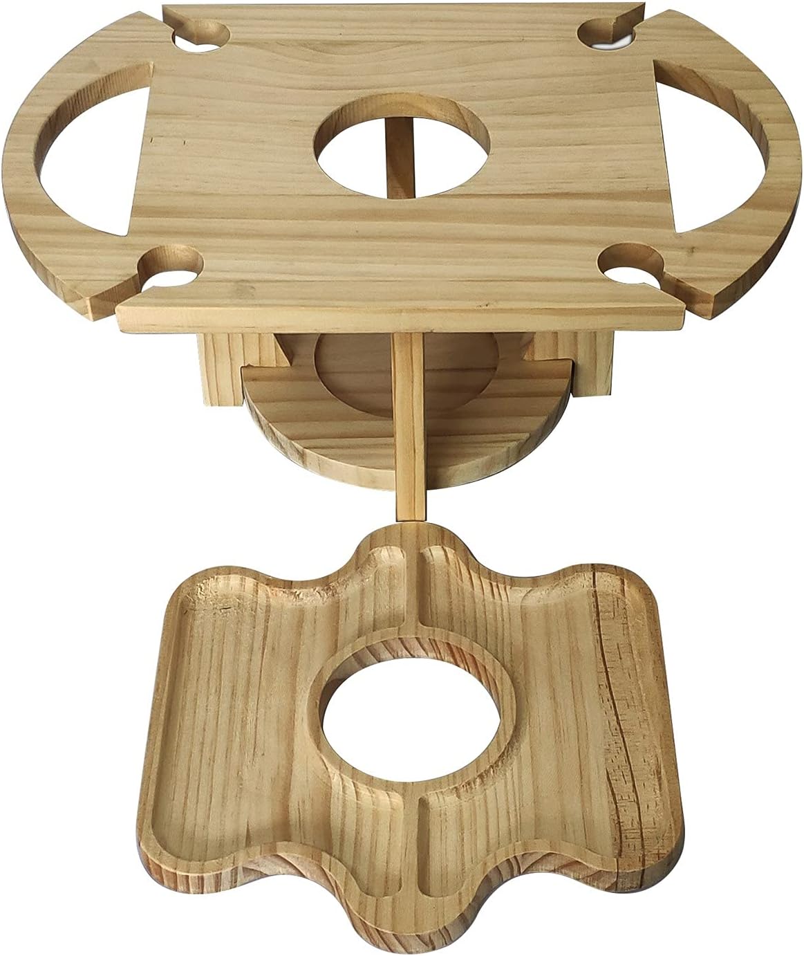 DualServe Rack - Stylish Fruit & Wine Table Rack