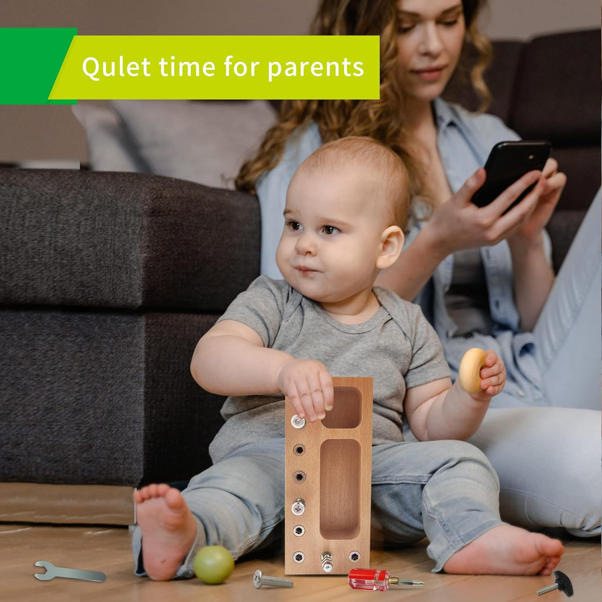 Busy Board Toy - Educational Montessori Play Board for Kids