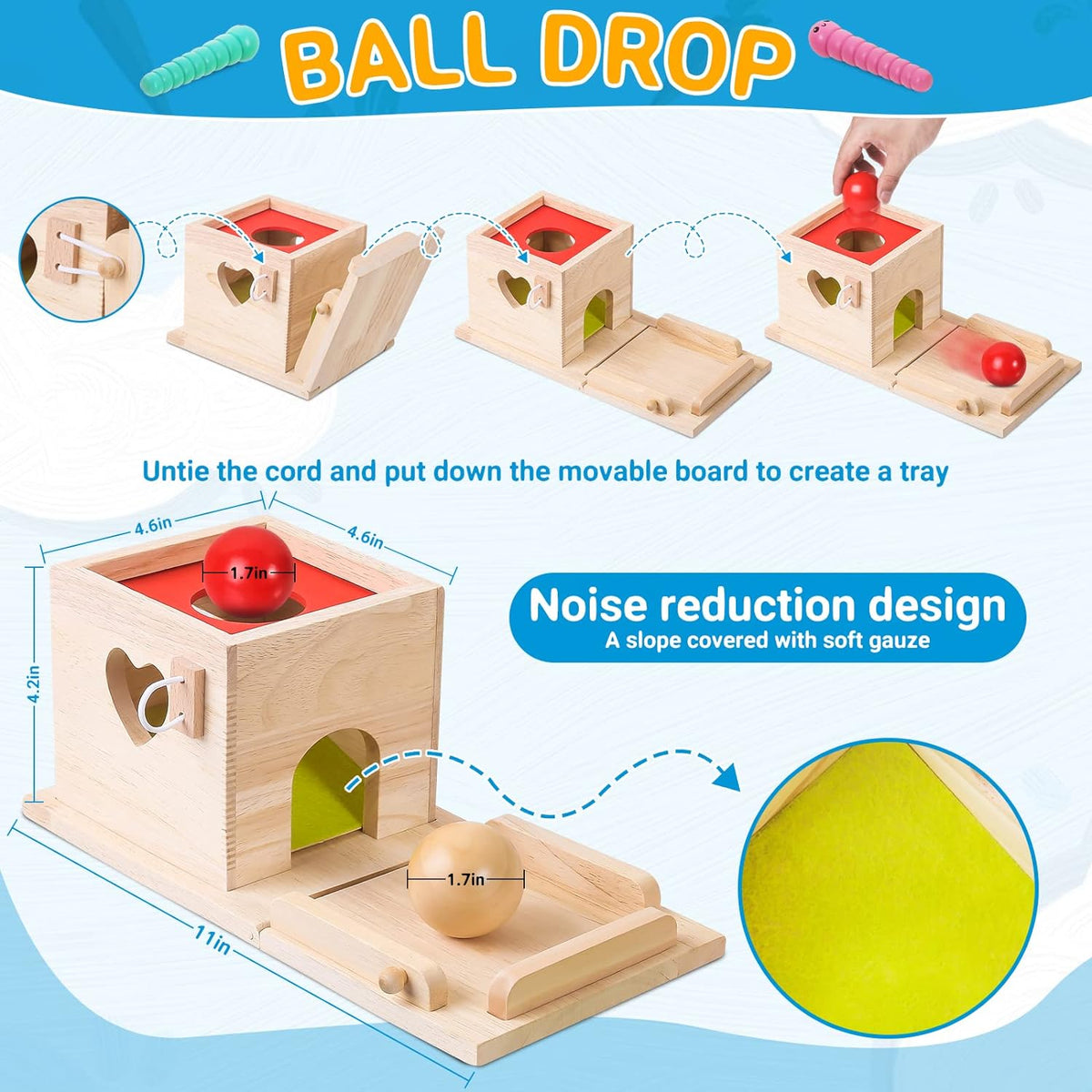 Spar Hawk - Montessori Wooden Baby Learning Toys