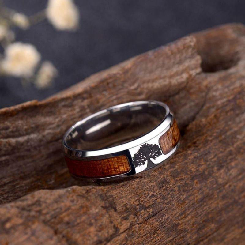 Talora - Stainless Steel Tree of Life Ring for Women