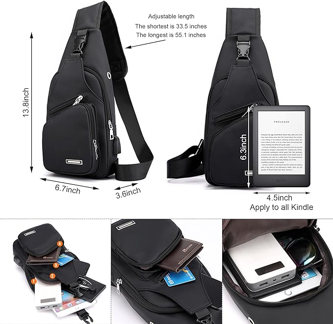 WaveSling - Stylish Waterproof Crossbody Bag