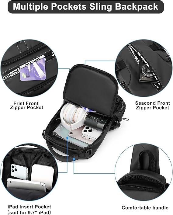 UrbanLite - Stylish Crossbody Backpack for City Days