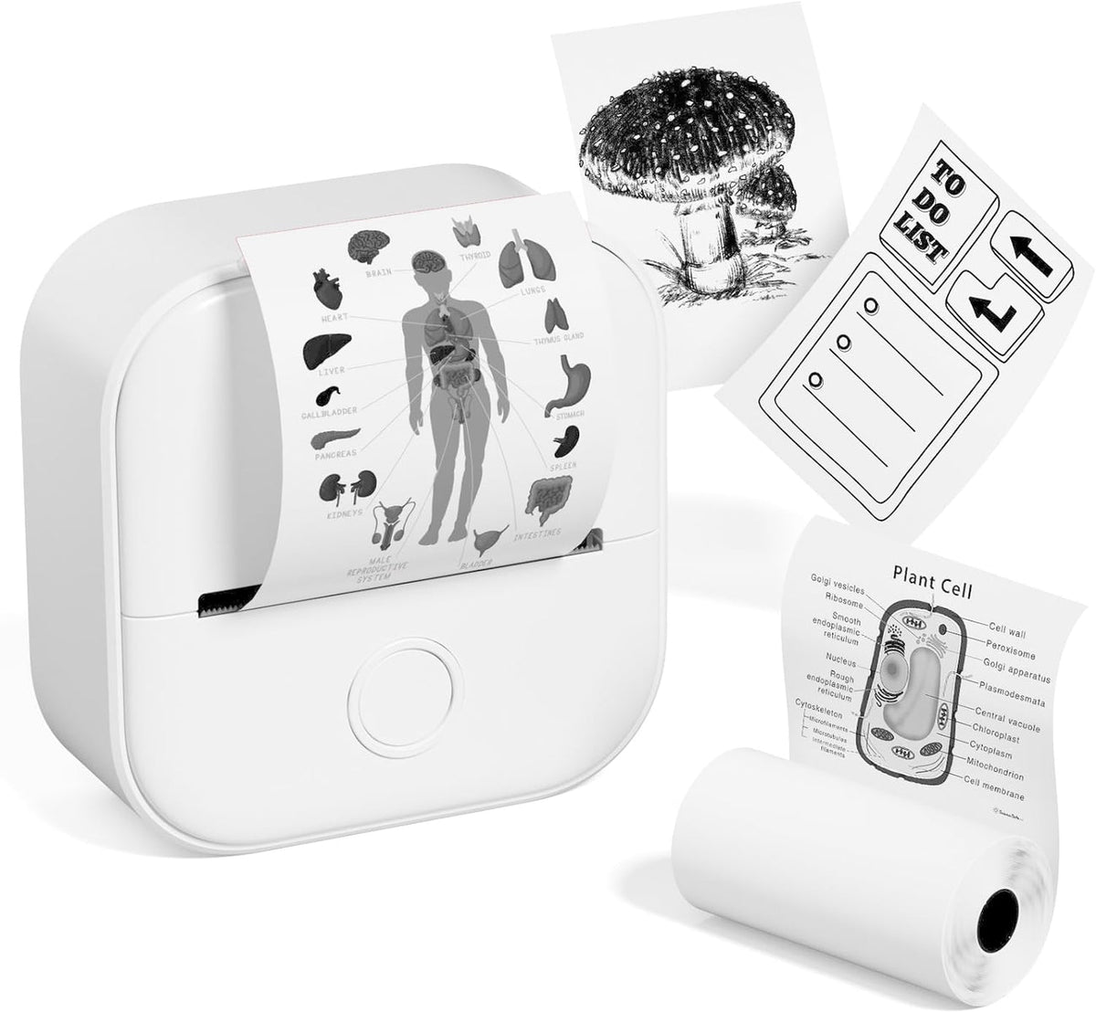 Pocket Printer - Portable Mini Sticker & Label Printer