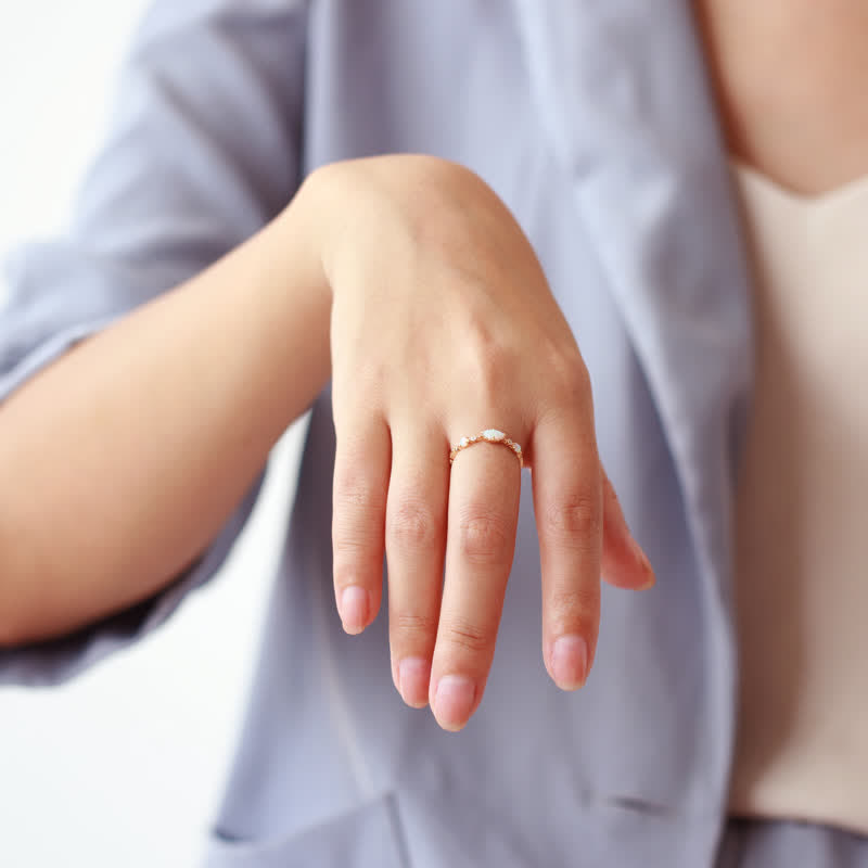 Isabella Vintage Opal Ring - A Symbol of Love and Sincerity