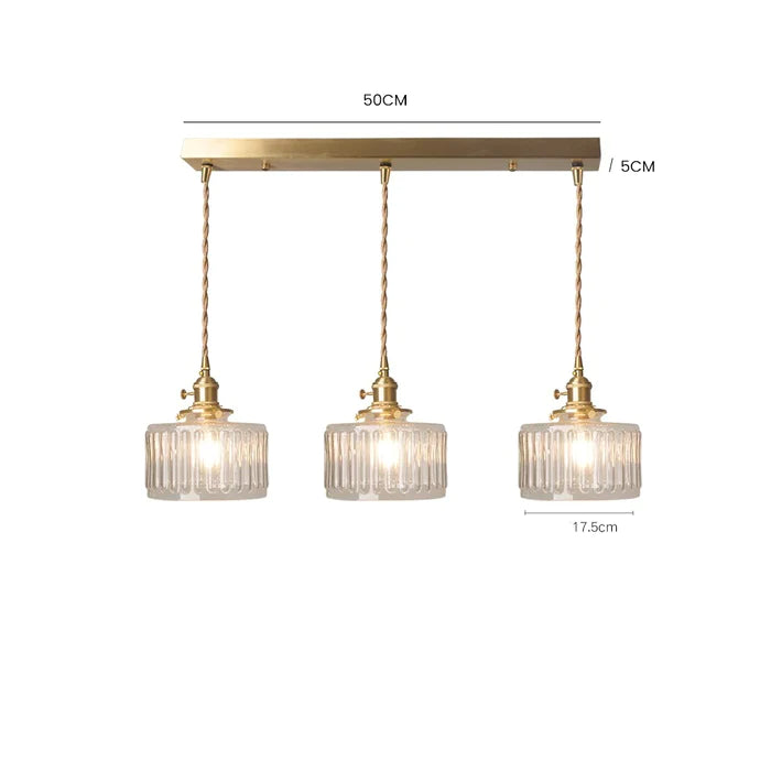 CrystalGlare - Vintage Crystal Pendant Light