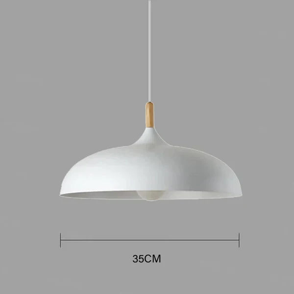 ScandiLuxe Ceiling Light - Scandinavian Oak Wood Pendant Design