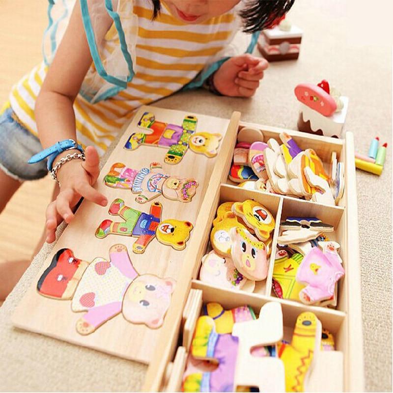 WoodCraft Puzzle - 100 Outfit Creations for Kids