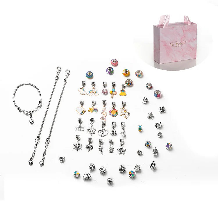 Luna DIY Bracelet Set - Festive Charm Bracelet Making Kit