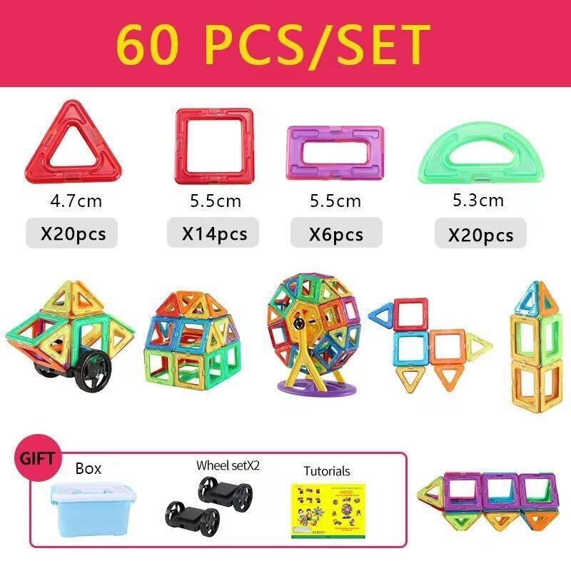 MagneticBlocks - Magnetic Building Blocks Set for Creative Kids