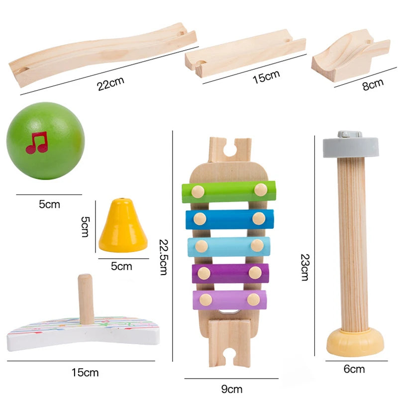MusicBlocks Toy - Wooden Sensory Blocks for Early Development