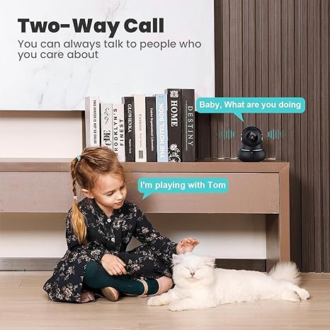 Cinnamon Grove - 360-Degree 2K HD Indoor Security Camera