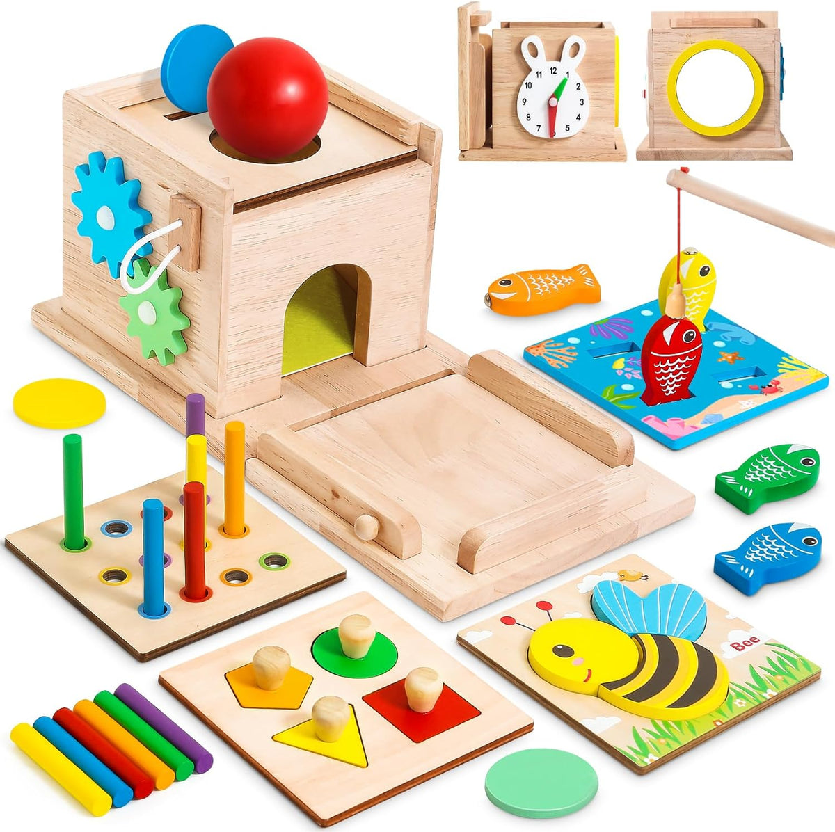 Spar Hawk - Montessori Wooden Baby Learning Toys