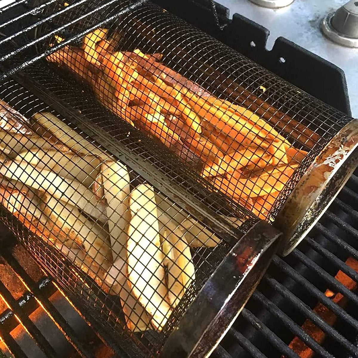 WroastMate - Stainless Steel Mesh Grill Basket