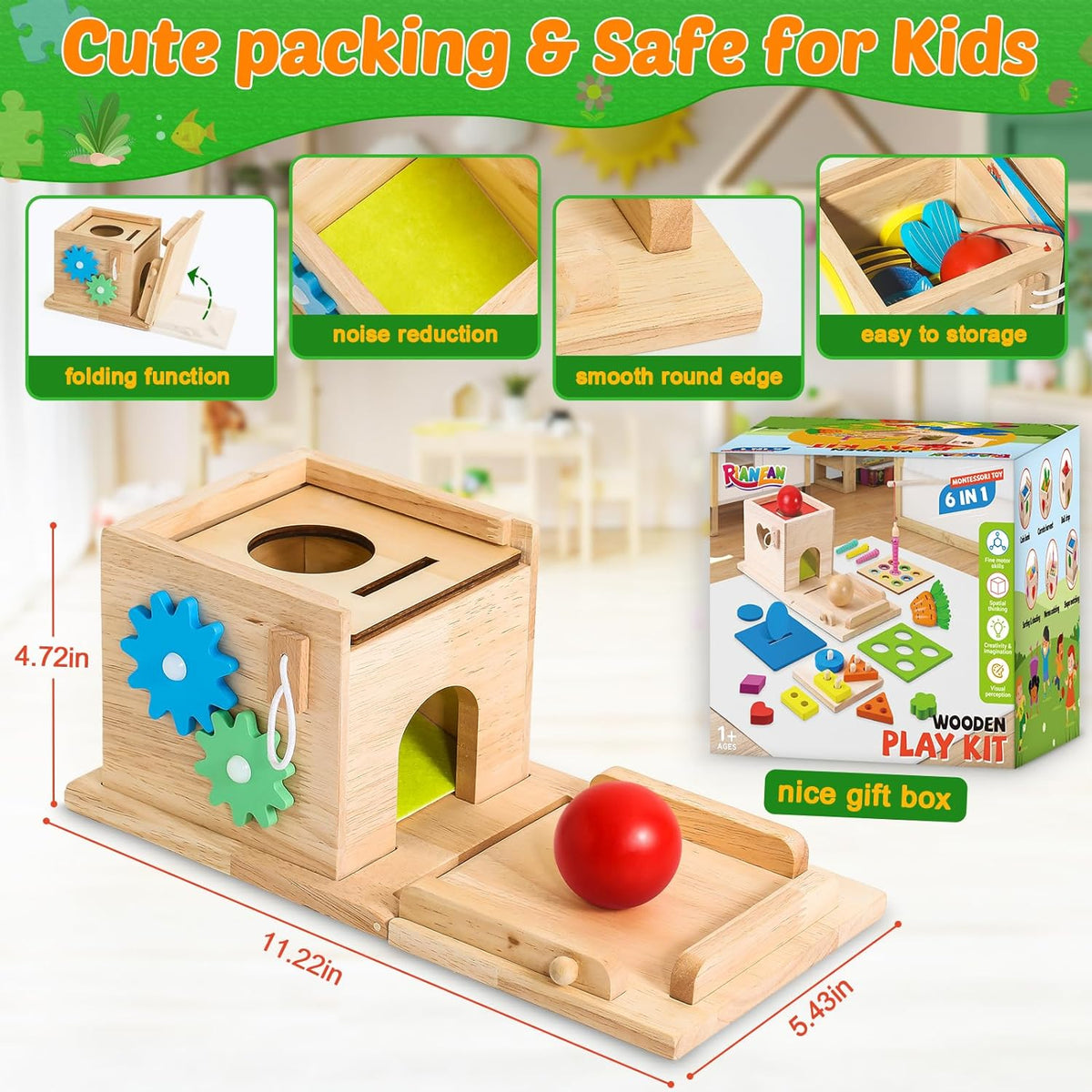 Spar Hawk - Montessori Wooden Baby Learning Toys