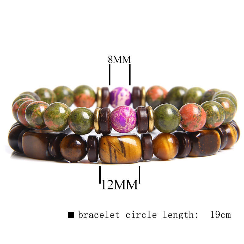 Naya Collection - African Turquoise & Tiger Eye Bracelet