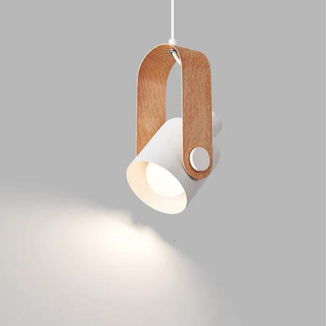 Halkirk - Minimalist Wood and Metal Pendant Lamp