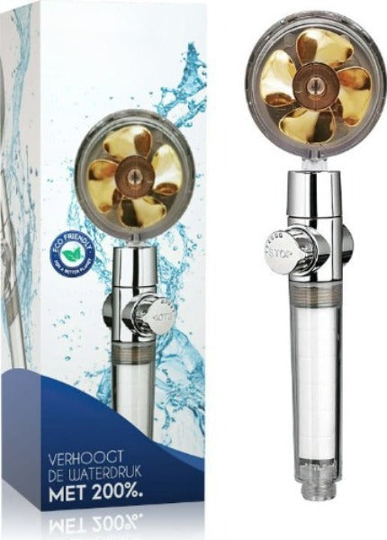 360-Degree Showerspa - High-Pressure Rotating Shower Head