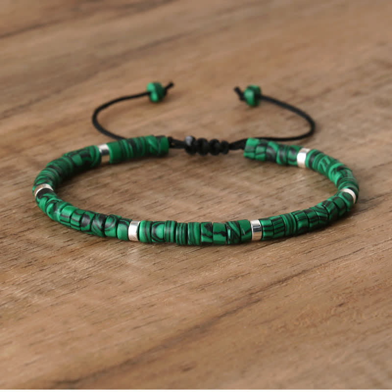 Seraphina Bracelet - Braided Natural Stone Bead Design