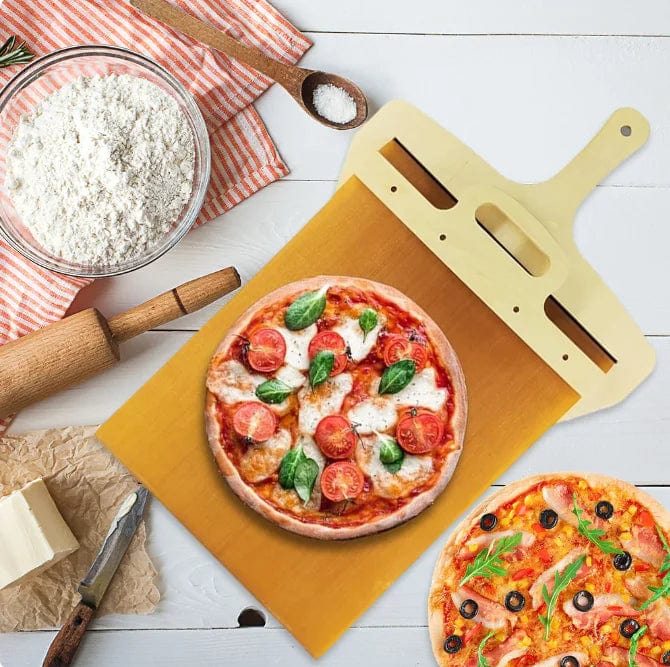FlexiPizza Peel - Adjustable Pizza Peel for Home Baking