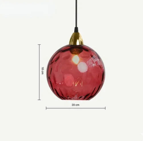 LumiSphere Pendant Light - Elegant Glass Globe Lighting for Timeless Style