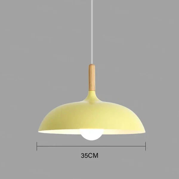 ScandiLuxe Ceiling Light - Scandinavian Oak Wood Pendant Design