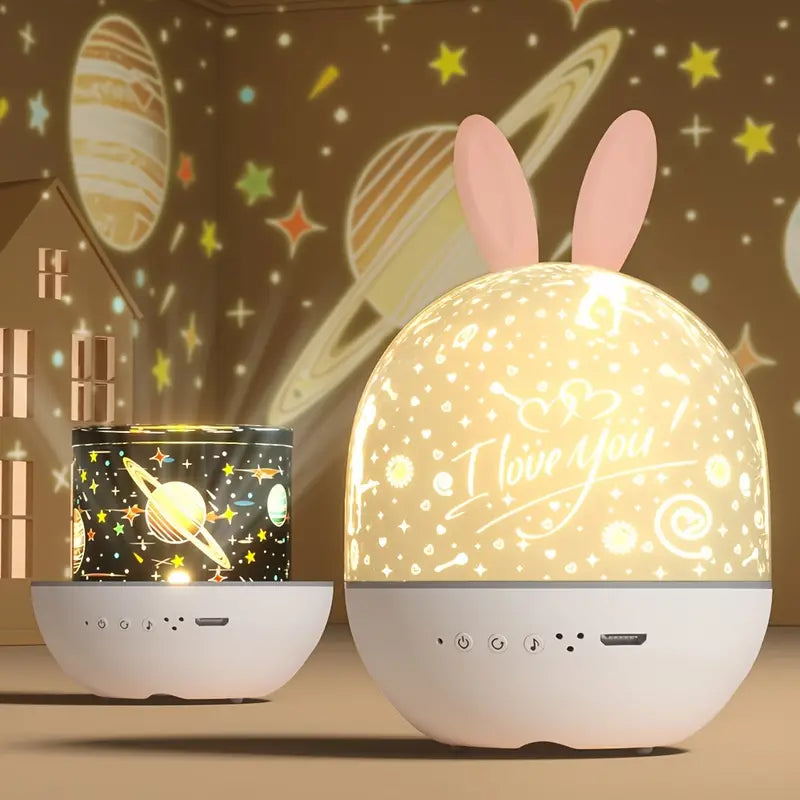 StarBunny - Rabbit Night Light Star Projector