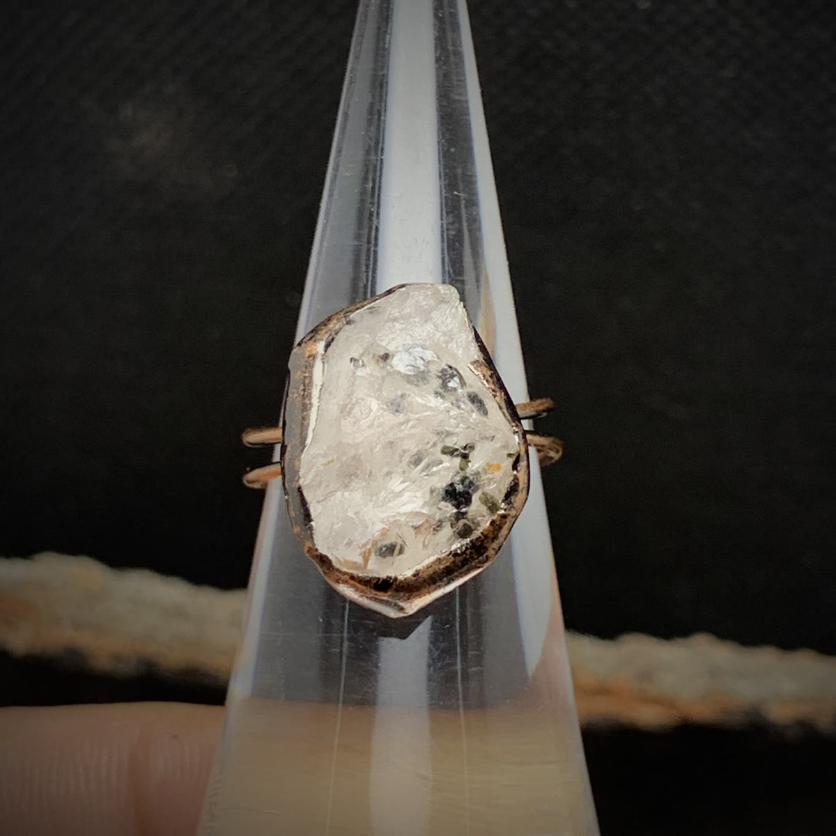 Cadria - Natural Raw Birthstone Ring