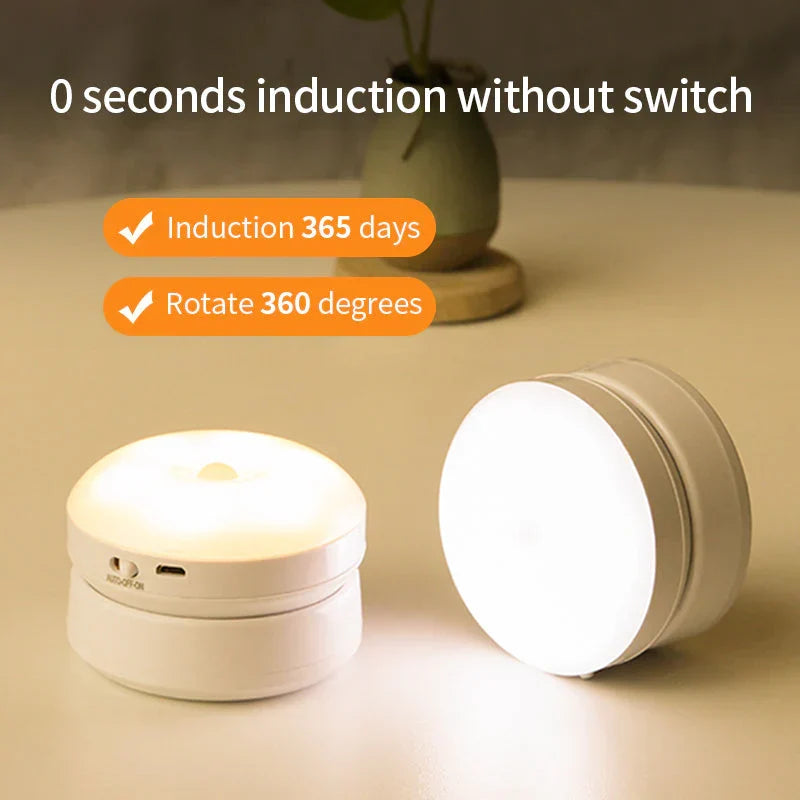 ElaraMotion - Motion-Sensor LED Night Light with Adjustable Beam