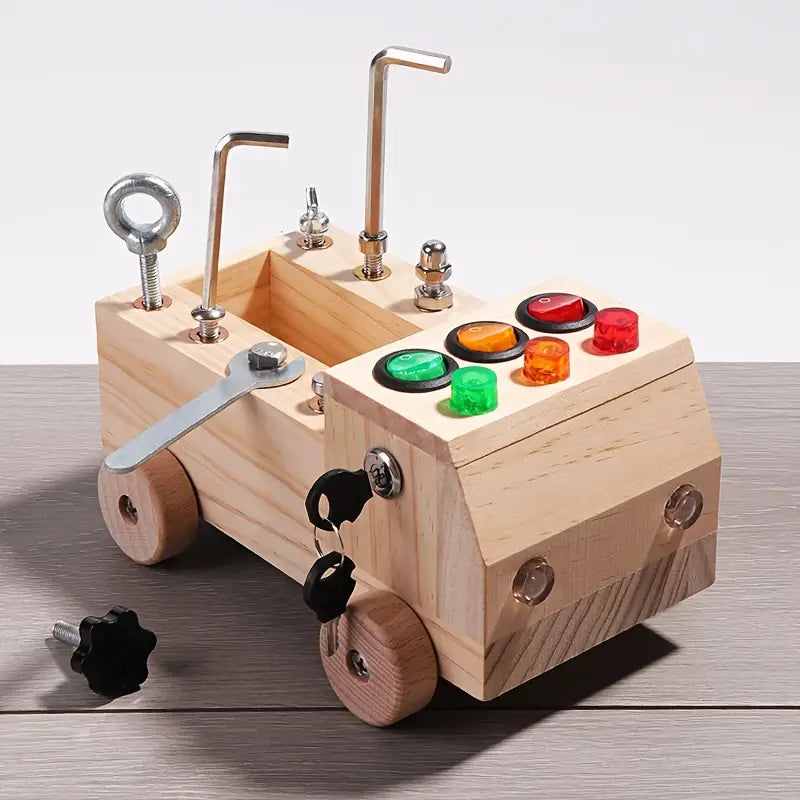 Divantree - Learn and Play Busy Board with Lights