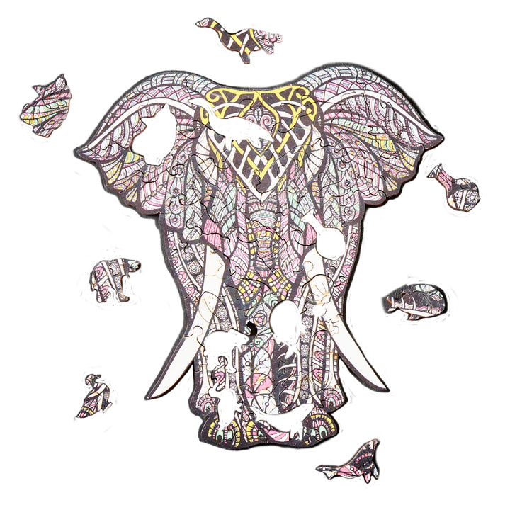 CreativeWood Puzzles - Unique Wooden Animal and Figure Puzzles